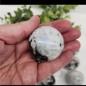 Rainbow Moonstone Sphere 40mm (1lb bag)